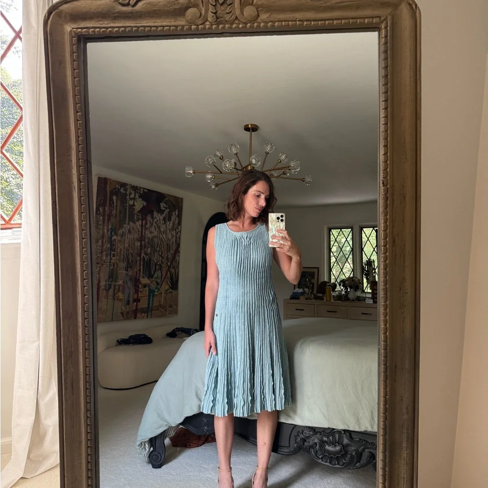 CHANEL cruise 2013 cashmere linen dress - Picture 4 of 9